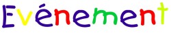 mot EVENEMENT