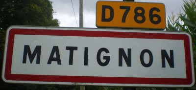 Panneau Matignon - Photo : G. Brame