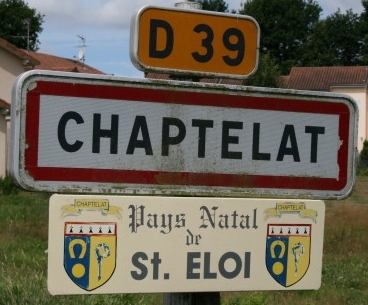 Panneau Chaptelat - Photo : M. Déchelette
