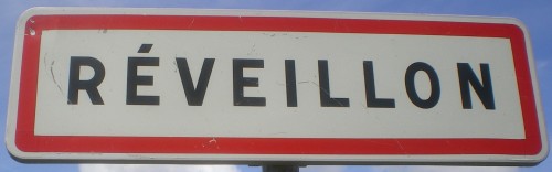 Panneau Réveillon - Photo : G. Brame