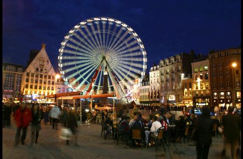 Grnd-Place, fête de Noel à  Lille - Photo : D. Rapaich, SICN Mairie de Lille, MAEE