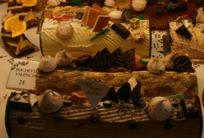 Bûches de Noël - Photo : M. Déchelette